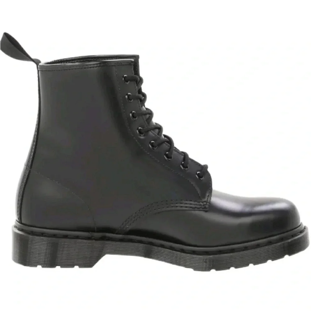 Dr. Martens Black Patent Lace-Up Combat Boots - Picture 7 of 12